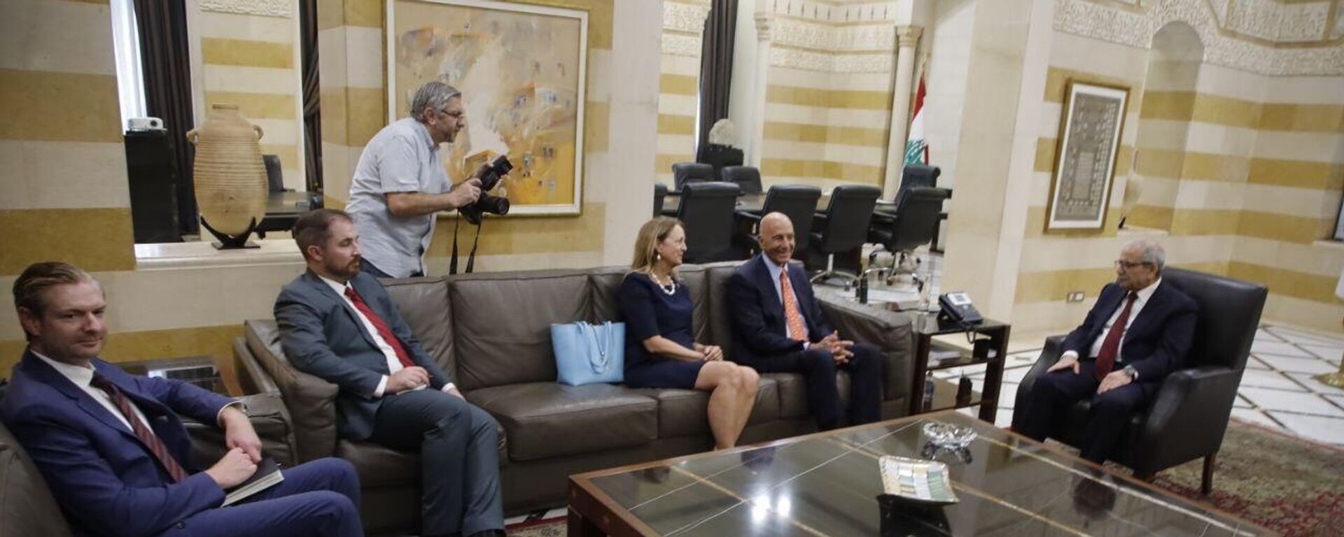 توم براك ونواف سلام - سبوتنيك عربي, 1920, 19.06.2025