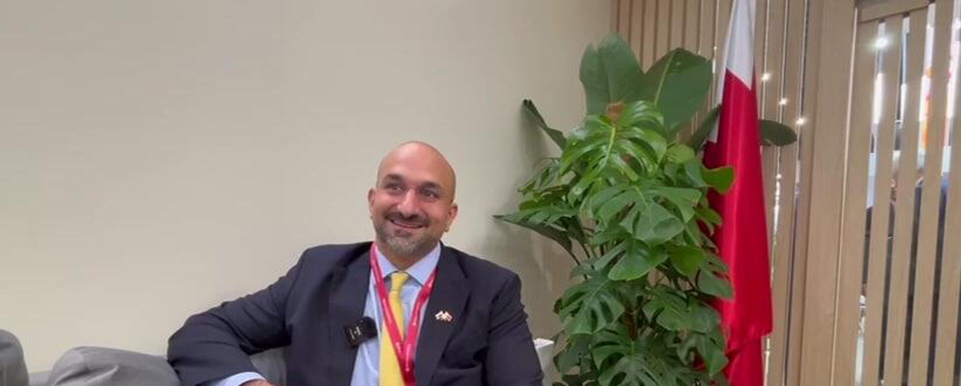 وزير الصناعة والتجارة البحريني عبدالله بن عادل فخرو - سبوتنيك عربي, 1920, 19.06.2025