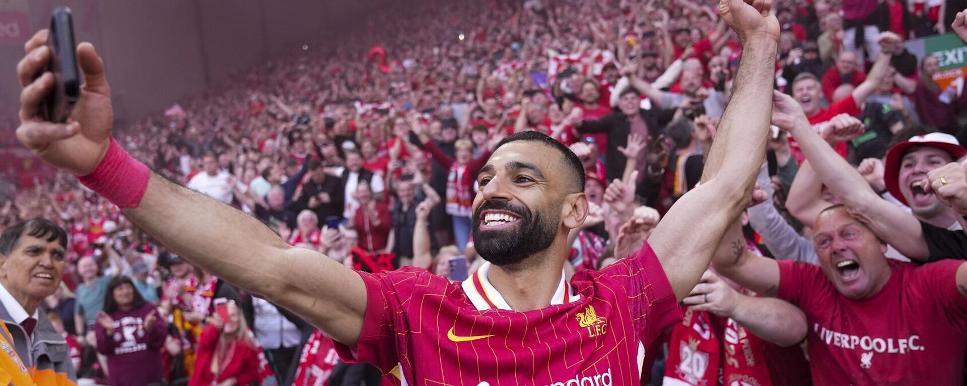 نجم كرة القدم المصري الدولي، محمد صلاح - سبوتنيك عربي, 1920, 03.08.2025