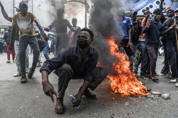 صورة  لمظاهرة في نيروبي، كينيا. - سبوتنيك عربي