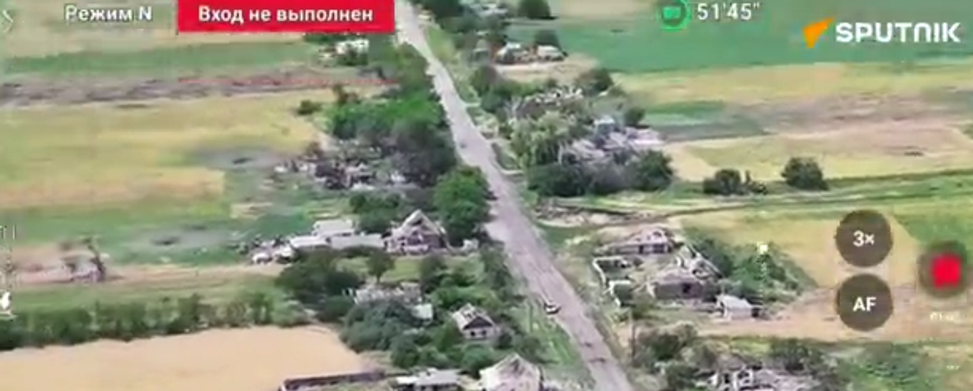 مشاهد حية لتقدم القوات الروسية في جمهورية دونيتسك الشعبية ورفع العلم فوق بلدة محررة - سبوتنيك عربي, 1920, 21.06.2025