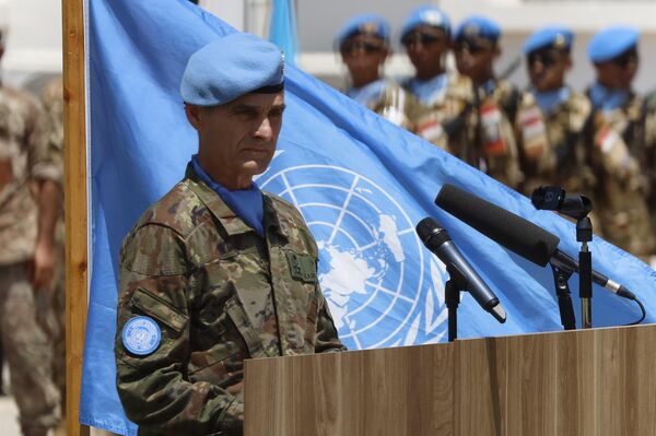 لبنان يشهد تسلم إيطاليا قيادة اليونفيل خلفا لإسبانيا لبنان يشهد تسلم إيطاليا قيادة اليونفيل خلفا لإسبانيا - سبوتنيك عربي