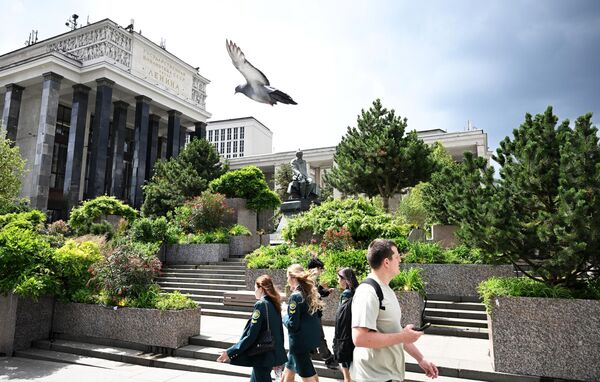 محيط المكتبة الحكومية الروسية في موسكو. - سبوتنيك عربي