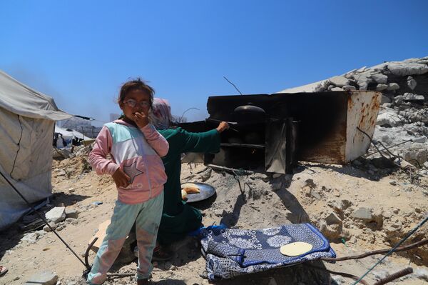 ميناء غزة يتحول من مكان للفرح والترفيه إلى ملاذ للنازحين الفارين من الموت - سبوتنيك عربي
