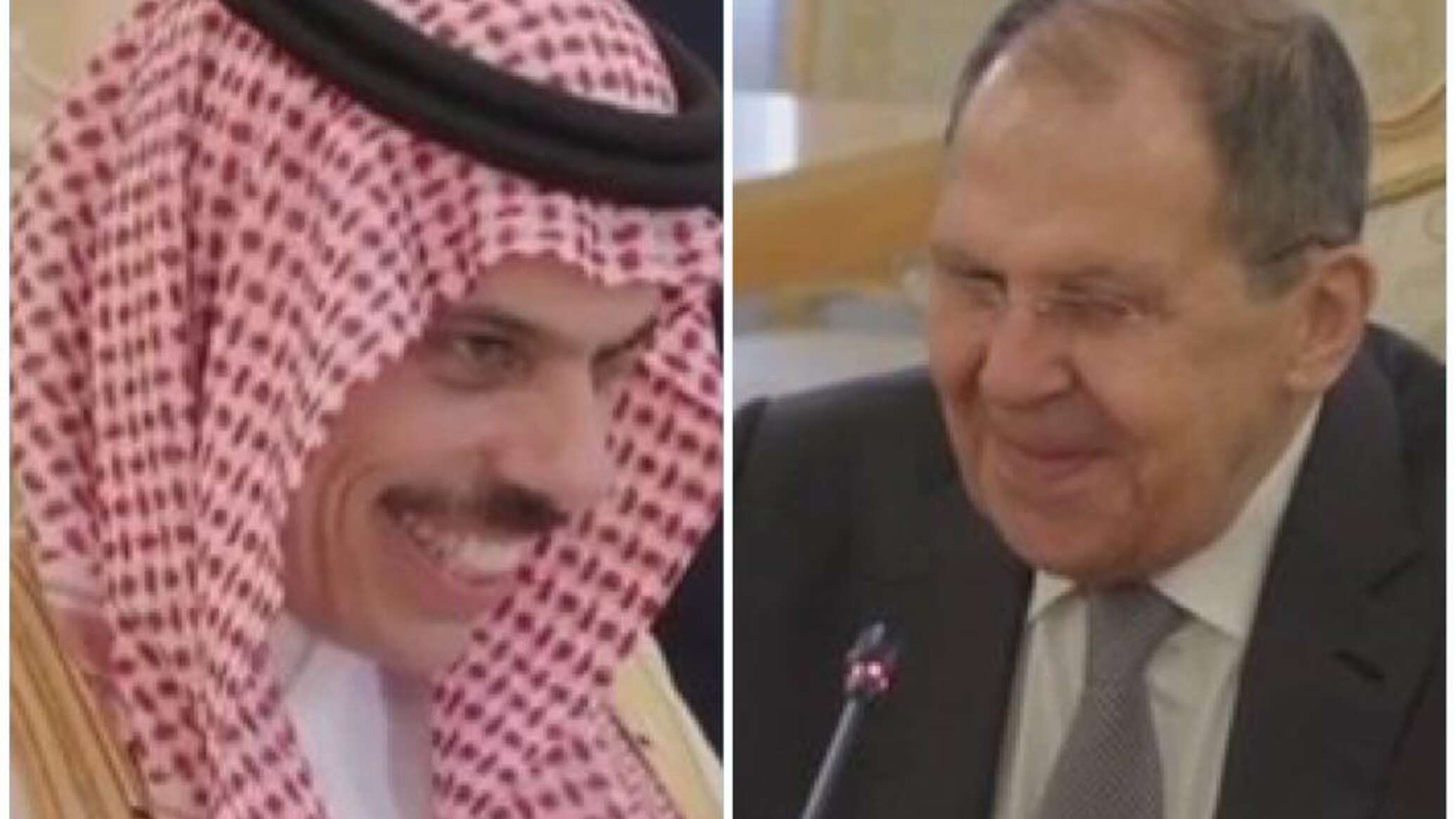 "بنظرات وابتسامات متبادلة"... لافروف يهنئ نظيره السعودي بفوز الهلال على مانشستر سيتي
