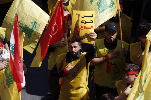 في العاشر من محرم.. مسيرة حاشدة في الضاحية الجنوبية للعاصمة اللبنانية بيروت - سبوتنيك عربي