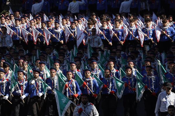 في العاشر من محرم.. مسيرة حاشدة في الضاحية الجنوبية للعاصمة اللبنانية بيروت - سبوتنيك عربي