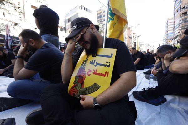 في العاشر من محرم.. مسيرة حاشدة في الضاحية الجنوبية للعاصمة اللبنانية بيروت - سبوتنيك عربي