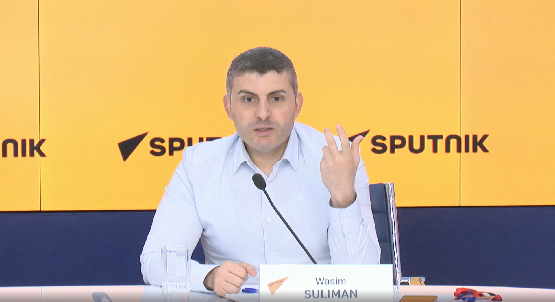 وسيم سليمان رئيس تحرير القسم العربي لدى وكالة الأنباء والإذاعة الدولية سبوتنيك - سبوتنيك عربي, 1920, 09.07.2025