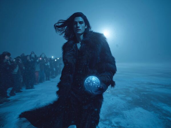 بلوتو في صورة غامضة ومظلمة هو منفي، لكنه يتمتع بسحر لا يُصدق، وبلوتو (هاديس) هو حاكم العالم السفلي وحاكم الكوكب القزم بلوتو. حيث جسده الذكاء الاصطناعي في العرض كحاكم للمظلمة والغموض. - سبوتنيك عربي