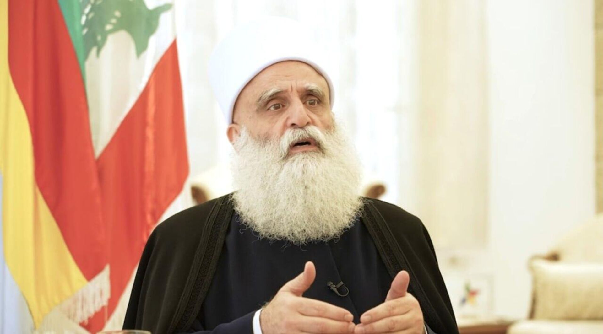 شيخ عقل طائفة الموحّدين الدروز في لبنان، سامي أبو المنى - سبوتنيك عربي, 1920, 18.07.2025