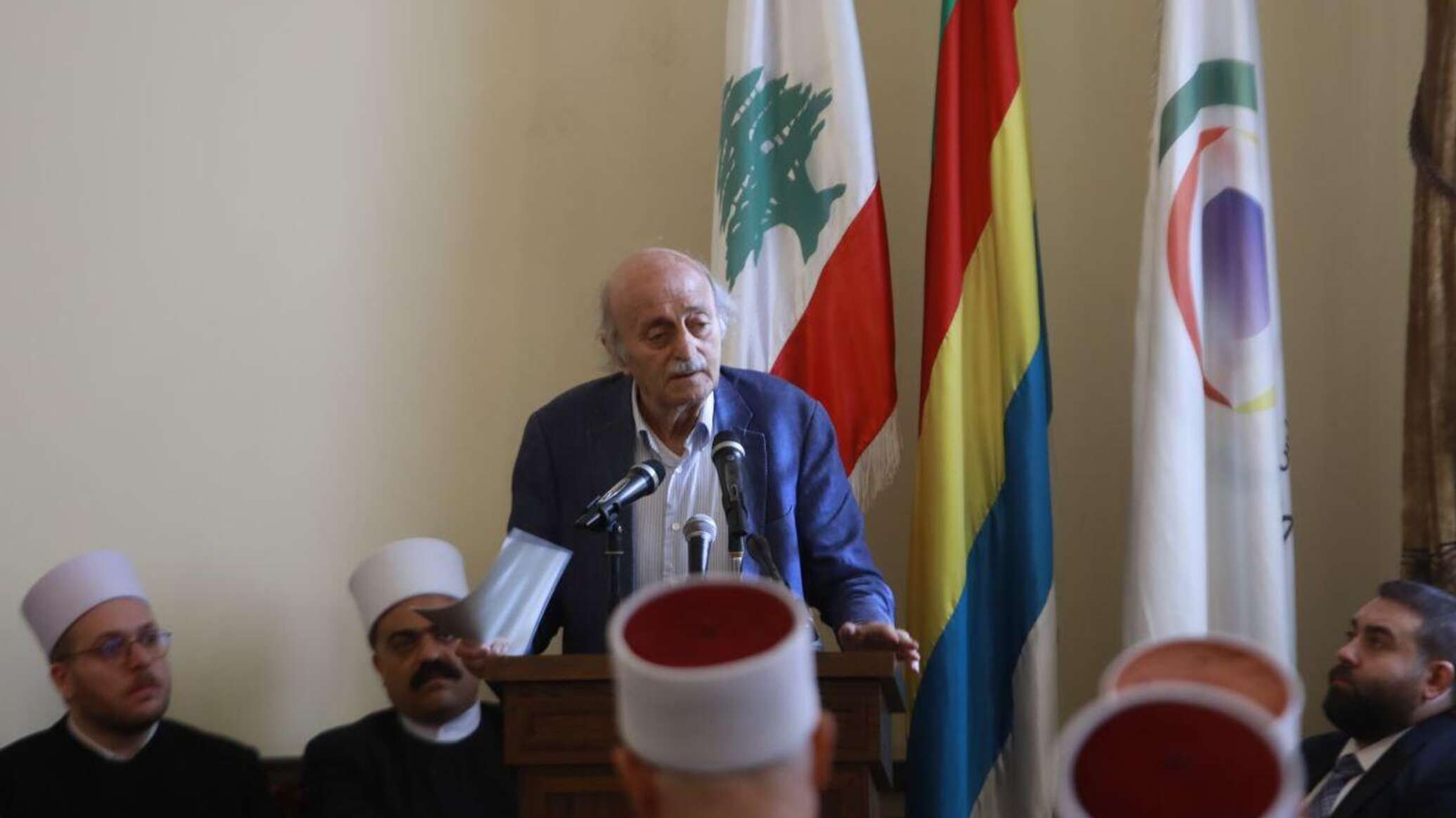 جنبلاط من دار الطائفة الدرزية: لنحكم العقل ونوقف النار حفاظا على السويداء