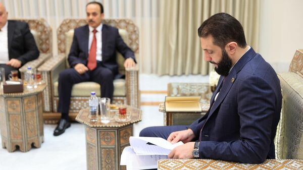 الرئيس السوري للمرحلة الانتقالية أحمد الشرع - سبوتنيك عربي