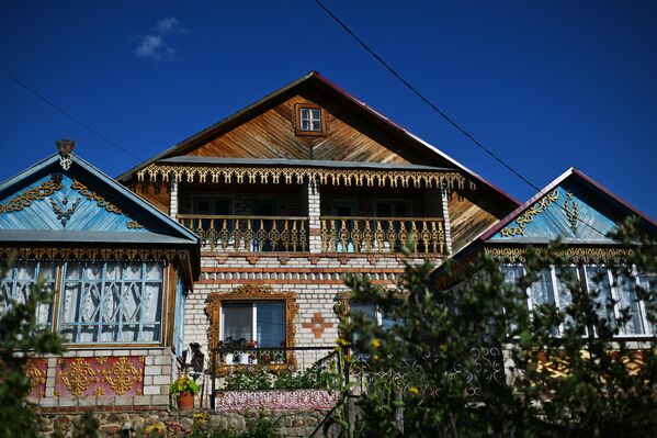 منظر لأحد المنازل في قرية إنزر في باشكيريا (باشكورستان). - سبوتنيك عربي
