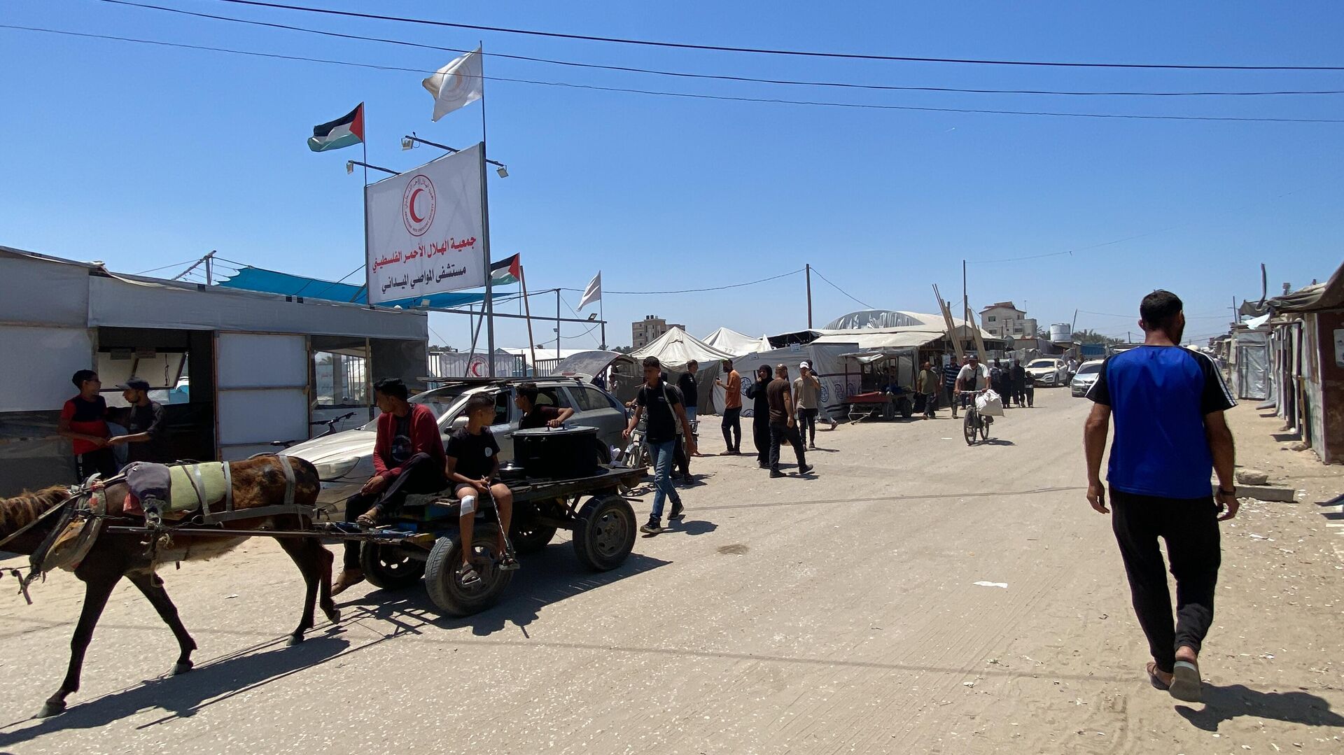 المدينة الإنسانية في رفح نكبة جديدة تلوح في الأفق والفلسطينيون يتمسكون في البقاء فوق أرضهم - سبوتنيك عربي, 1920, 23.07.2025