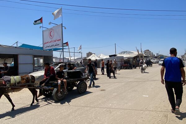 المدينة الإنسانية في رفح نكبة جديدة تلوح في الأفق والفلسطينيون يتمسكون في البقاء فوق أرضهم - سبوتنيك عربي