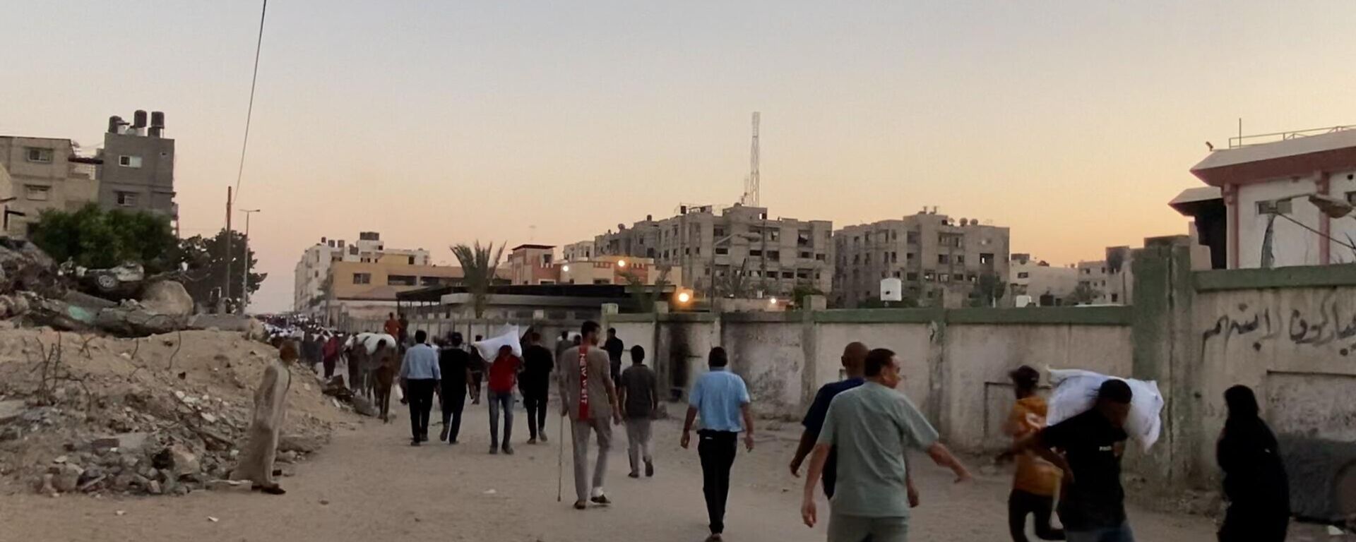 الحصول على كيس الطحين في قطاع غزة مخاطرة يدفعها الجوع قد تنتهي بالموت - سبوتنيك عربي, 1920, 29.07.2025