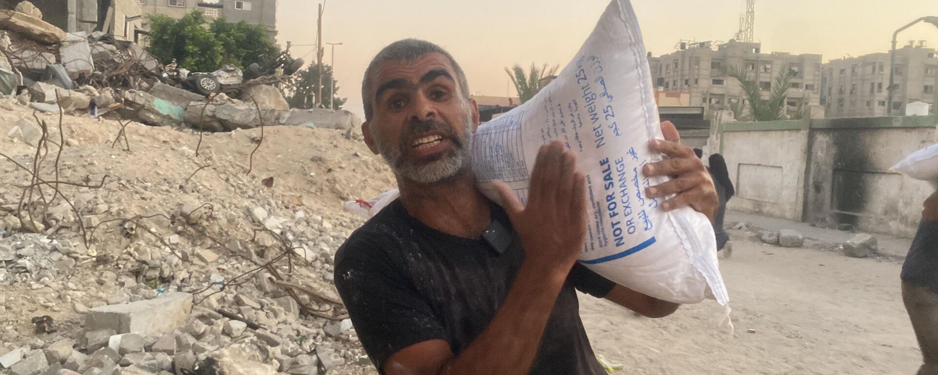 الحصول على كيس الطحين في قطاع غزة مخاطرة يدفعها الجوع قد تنتهي بالموت - سبوتنيك عربي, 1920, 29.07.2025