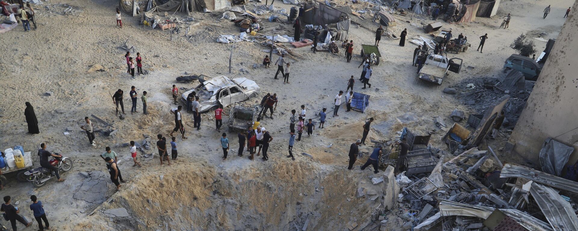 الحرب الإسرائيلية على قطاع غزة - سبوتنيك عربي, 1920, 07.10.2025