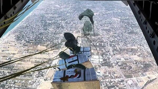 طائرات نقل عسكرية تتجه نحو غزة - سبوتنيك عربي