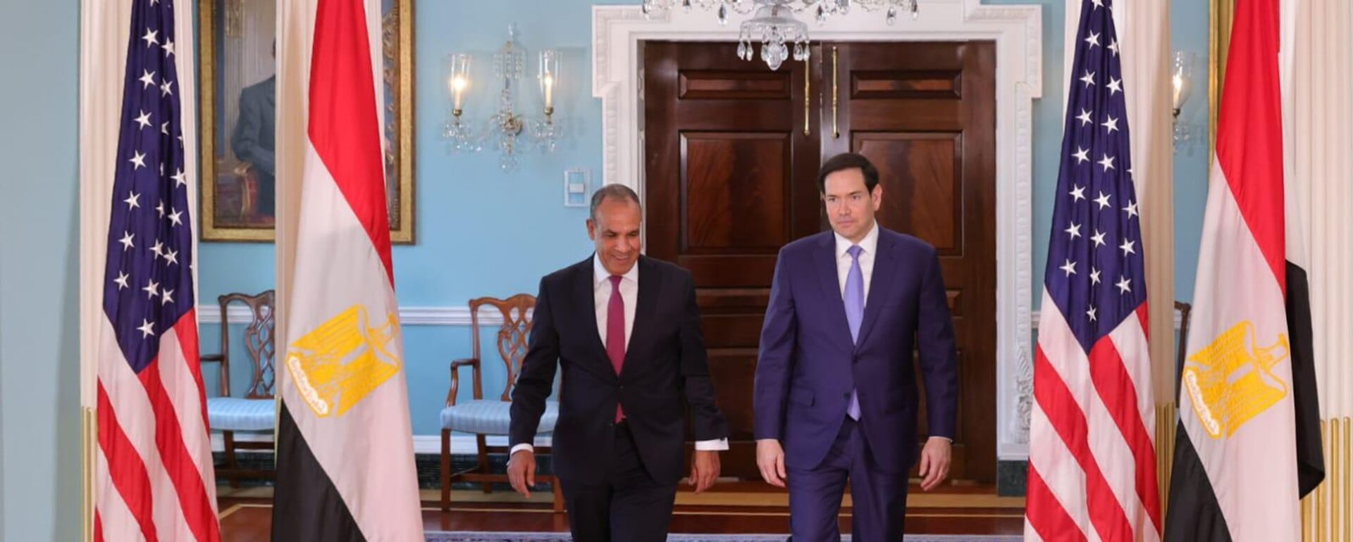 وزير الخارجية المصري بدر عبد العاطي يلتقي وزير الخارجية الأمريكي ماركو روبيو في واشنطن - سبوتنيك عربي, 1920, 18.10.2025