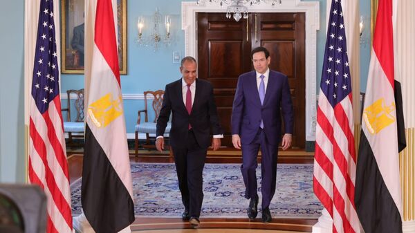 وزير الخارجية المصري بدر عبد العاطي يلتقي وزير الخارجية الأمريكي ماركو روبيو في واشنطن - سبوتنيك عربي