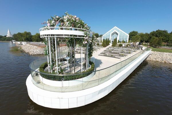 إطلالة جميلة على نهر موسكو من متحف محمية "كولومينسكوي" - سبوتنيك عربي