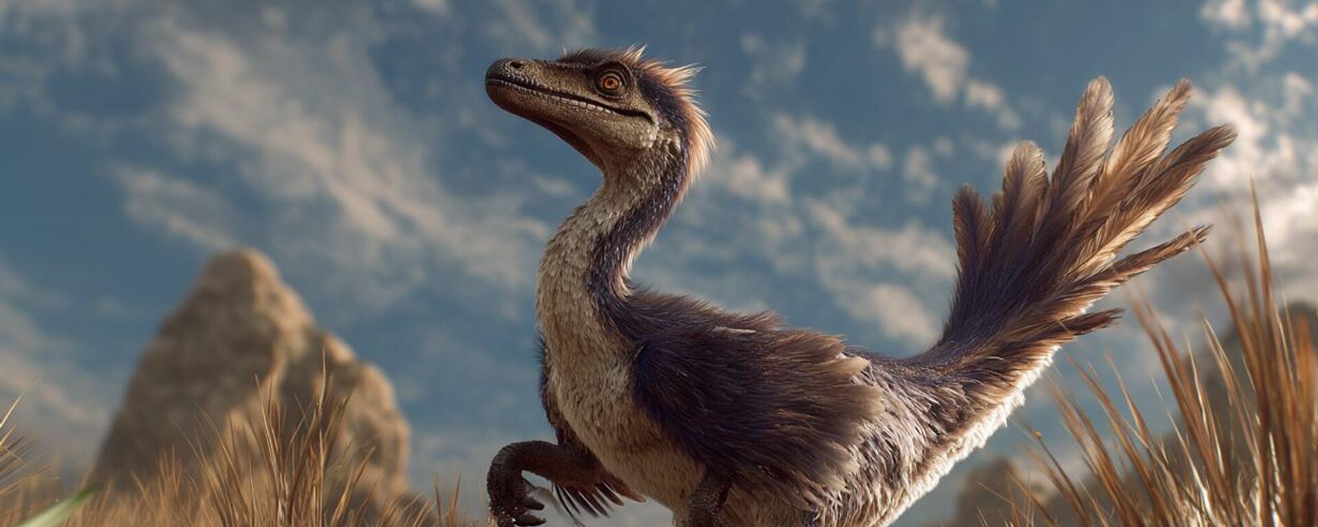 Пернатый динозавр - سبوتنيك عربي, 1920, 02.08.2025