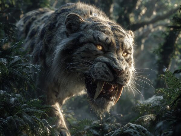 اتضح أن أنياب السميلودون الشهيرة ذات الأنياب الحادة (التي يصل طولها إلى 28 سم) لم تكن سلاحًا فتاكًا فحسب، بل كانت أيضًا نقطة ضعف لهذه الحيوانات المفترسة. لماذا؟ لأن الأنياب تنكسر نتيجةً للضغط الجانبي. وقد أظهرت الدراسات أن الأنياب لا تصمد أمام مقاومة الضحية إذا ارتجت بشدة. وللقتل، استخدم السميلودون عضة دقيقة في الرقبة، قاطعًا الشرايين والقصبة الهوائية، ولم يقضم العظام مثل الأسود الحديثة. - سبوتنيك عربي