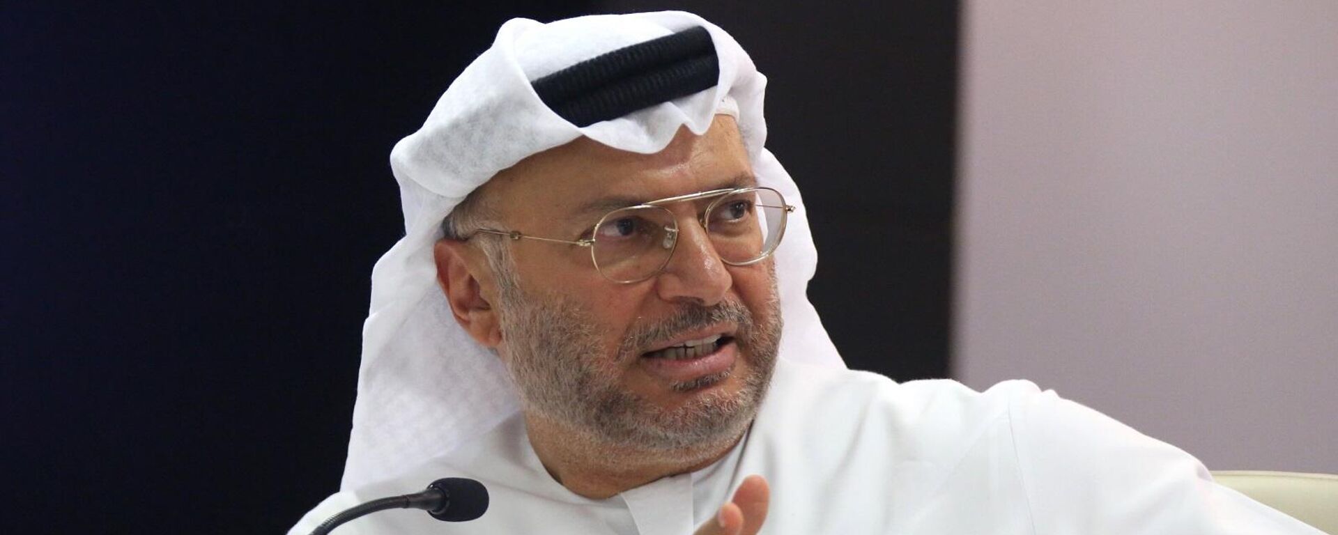 المستشار الدبلوماسي لرئيس الإمارات، أنور قرقاش - سبوتنيك عربي, 1920, 22.10.2025