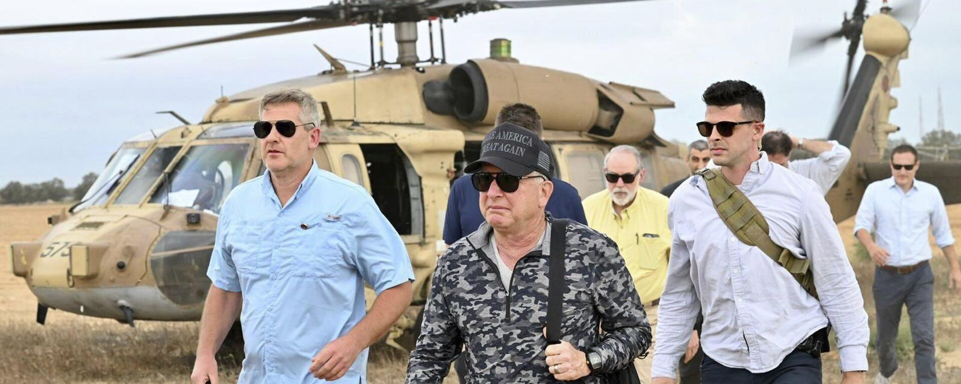 المبعوث الأمريكي للشرق الأوسط، ستيف ويتكوف، يجري زيارة إلى قطاع غزة، 1 أغسطس/ آب 2025 - سبوتنيك عربي, 1920, 05.08.2025