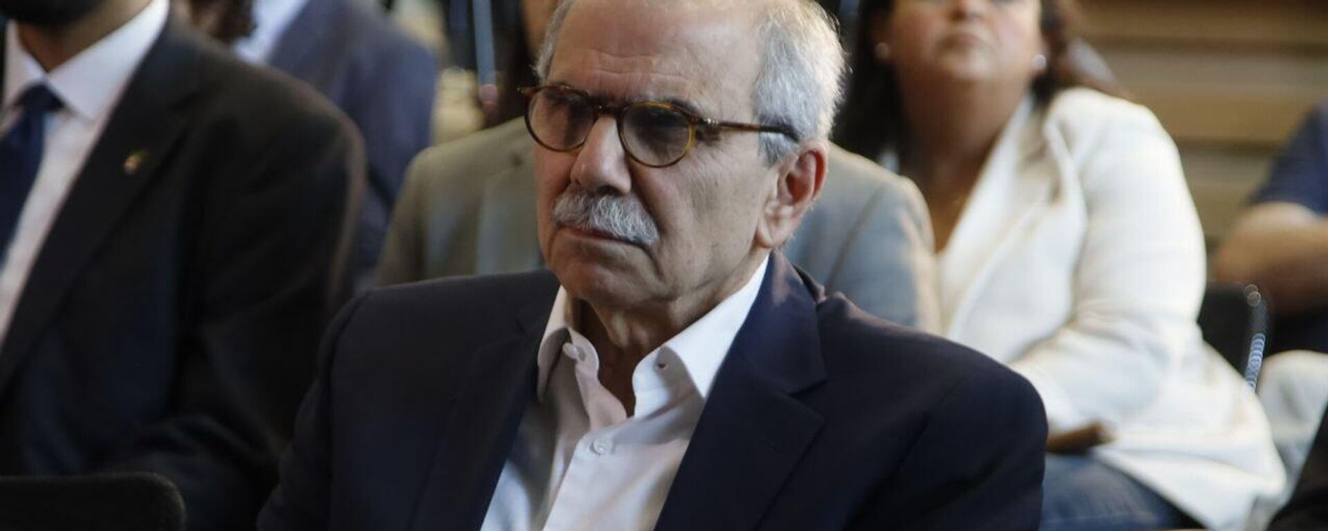 نواف سلام خلال جلسة حوارية خاصة لمناقشة تداعيات انفجار مرفأ بيروت في الذكرى الخامسة لوقوعه - سبوتنيك عربي, 1920, 01.12.2025