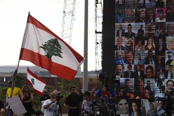 أهالي ضحايا انفجار مرفأ بيروت يحيون الذكرى الخامسة للفاجعة  - سبوتنيك عربي