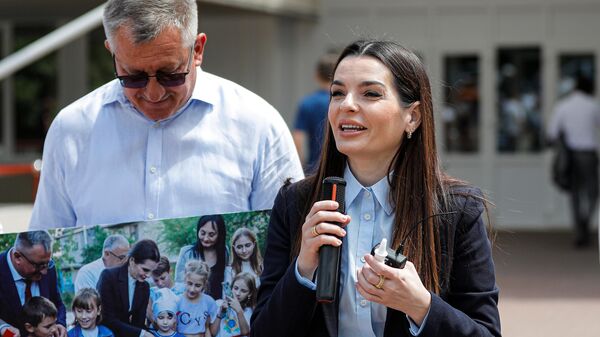 يفغينيا غوتسول، رئيسة إقليم غاغاوزيا الذاتي الحكم في محكمة مقاطعة سيوكانا في كيشيناو  - سبوتنيك عربي