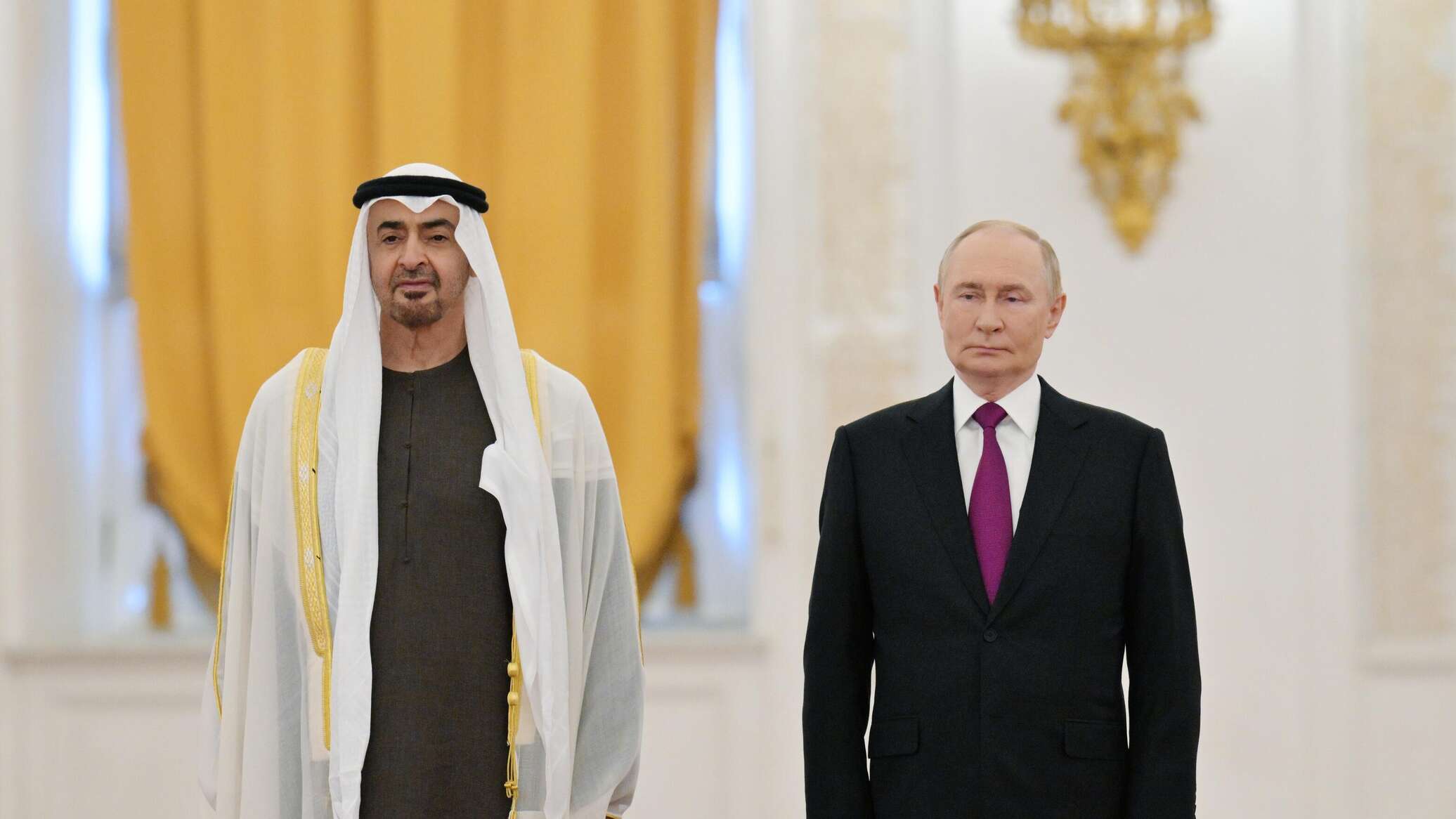 دميترييف ينقل رسالة من بوتين إلى الرئيس الإماراتي.. فيديو