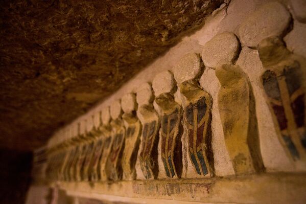 منظرعام للنقوش داخل المقابر. - سبوتنيك عربي