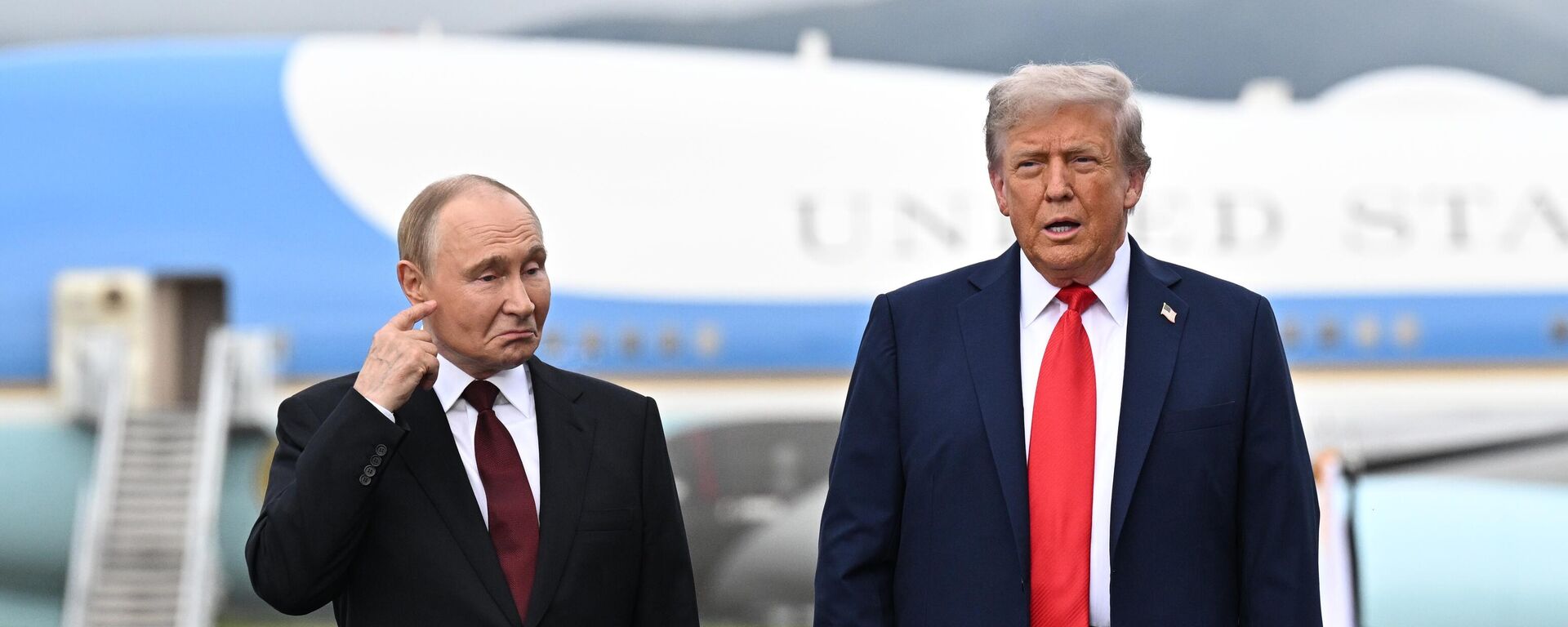  الرئيس الروسي فلاديمير بوتين، ونظيره الأمريكي دونالد ترامب - سبوتنيك عربي, 1920, 20.08.2025