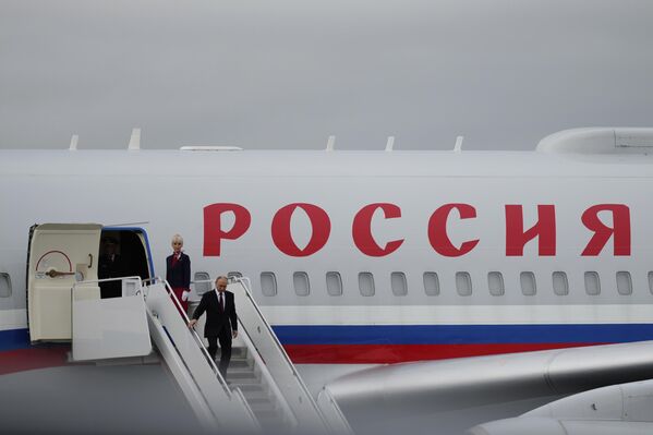 وصول الرئيس الروسي فلاديمير بوتين، إلى قاعدة "إلمندورف - ريتشاردسون" في ألاسكا، للقاء الرئيس دونالد ترامب - سبوتنيك عربي