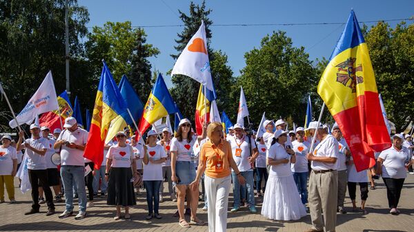 مظاهرة للمعارضة من أجل مولدوفا - سبوتنيك عربي