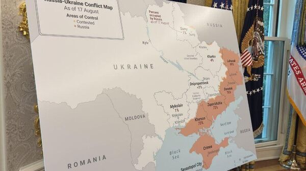 خريطة أوكرانيا في البيت الأبيض - سبوتنيك عربي