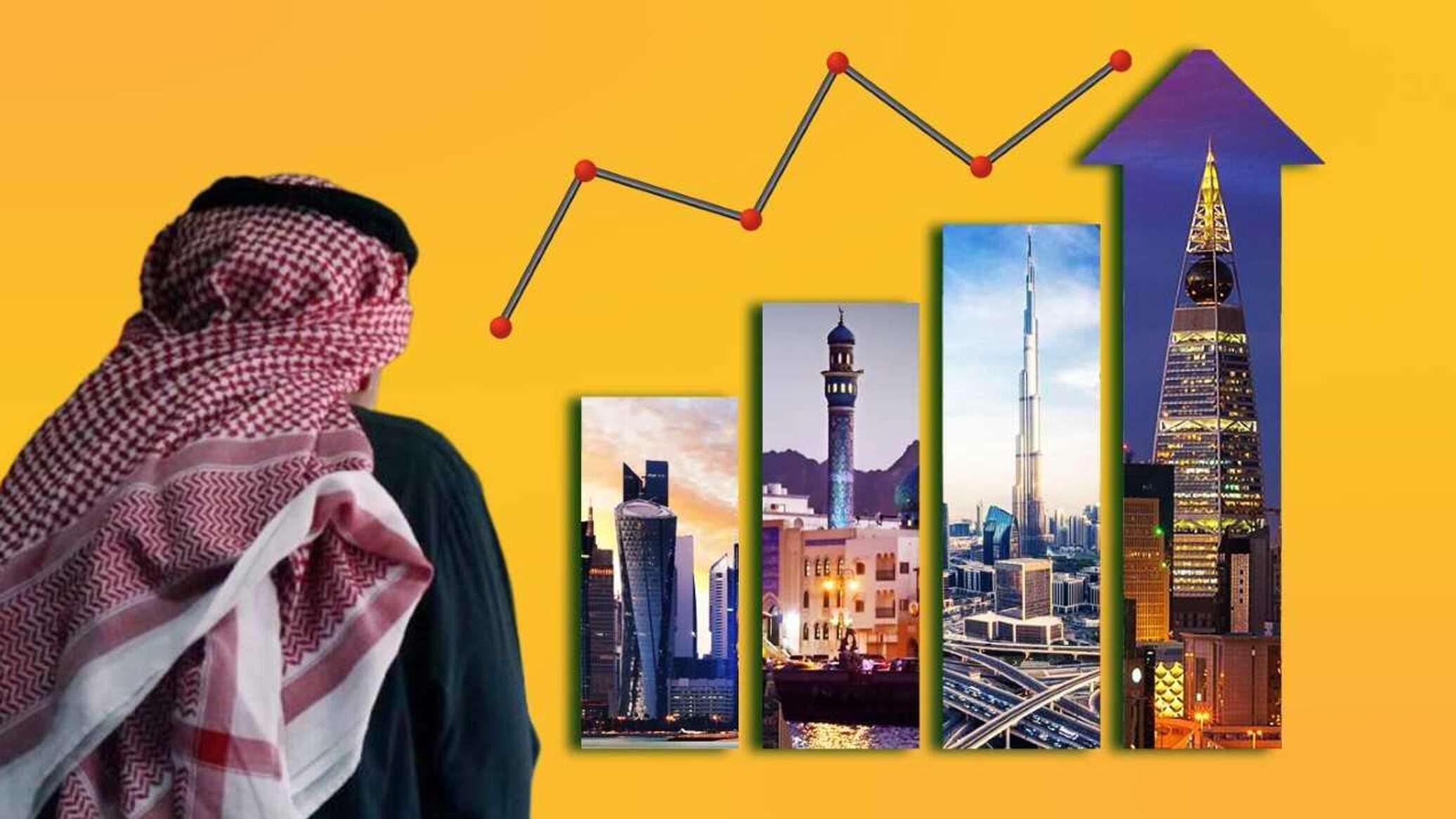 2.1 تريليون دولار... أرقام عن الناتج المحلي الإجمالي لدول الخليج
