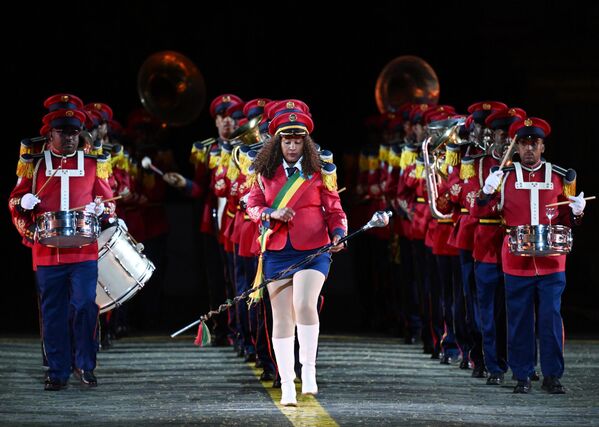 فرقة الموسيقى العسكرية التابعة لقوات الدفاع الوطني الإثيوبية - سبوتنيك عربي