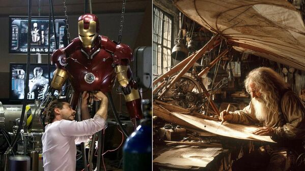 توني ستارك وليوناردو دافنشي - سبوتنيك عربي