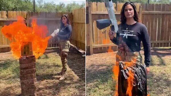 مرشحة جمهورية تحرق المصحف وتتعهد بإنهاء الإسلام في تكساس - سبوتنيك عربي