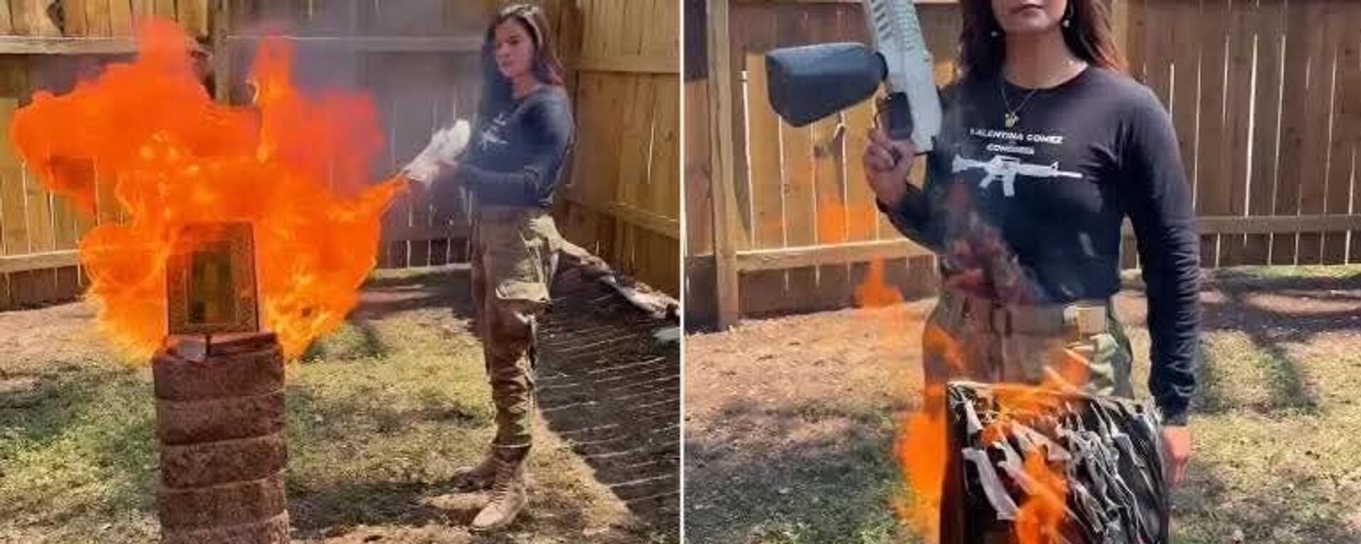 مرشحة جمهورية تحرق المصحف وتتعهد بإنهاء الإسلام في تكساس - سبوتنيك عربي, 1920, 26.08.2025