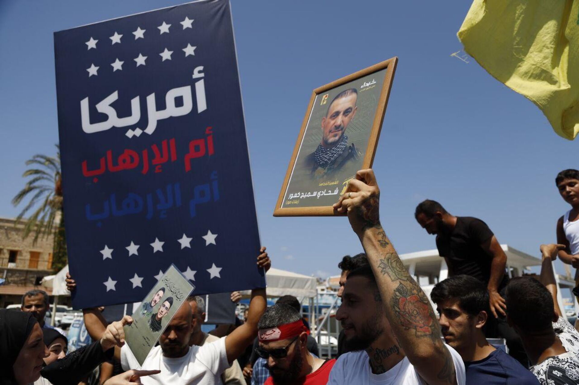 احتجاجات شعبية في صور والخيام بلبنان تجبر المبعوث الأمريكي على إلغاء زيارته - سبوتنيك عربي, 1920, 27.08.2025