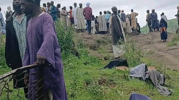  كارثة قرية ترسين السودانية بجبل مرة في دارفور  - سبوتنيك عربي