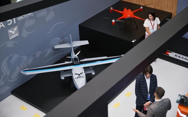 منصة عمل الشركة الروسية &quot;تي سارك&quot;، المتخصصة في تطوير وإنتاج أنظمة جوية دون طيار - سبوتنيك عربي