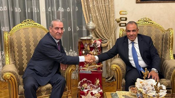 وزير الخارجية المصري بدر عبد العاطي يستقبل حسين الشيخ نائب رئيس دولة فلسطين - سبوتنيك عربي