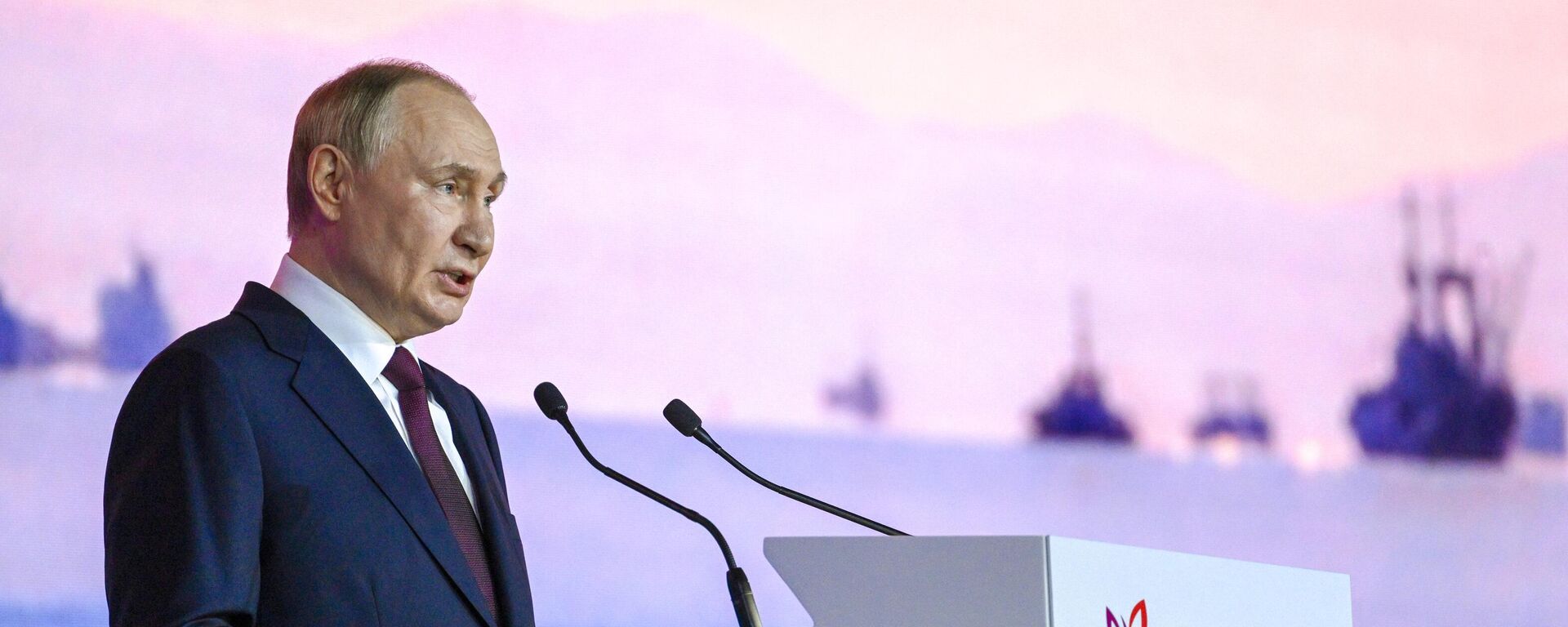 الرئيس الروسي فلاديمير بوتن في الجلسة العامة للمنتدى الاقتصادي الشرقي - سبوتنيك عربي, 1920, 05.09.2025